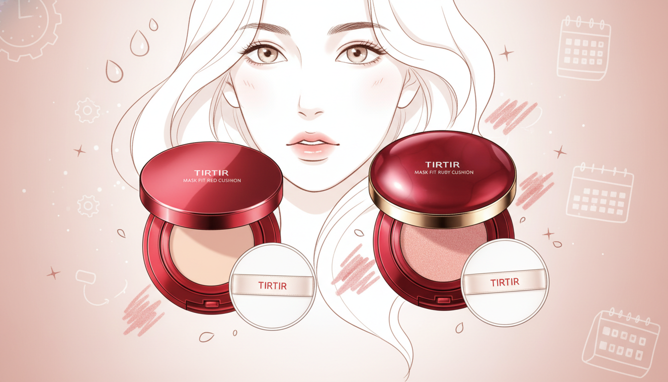 TIRTIRマスクフィットクッションって本当に崩れない？赤・新作ルビーの買いどき解説！