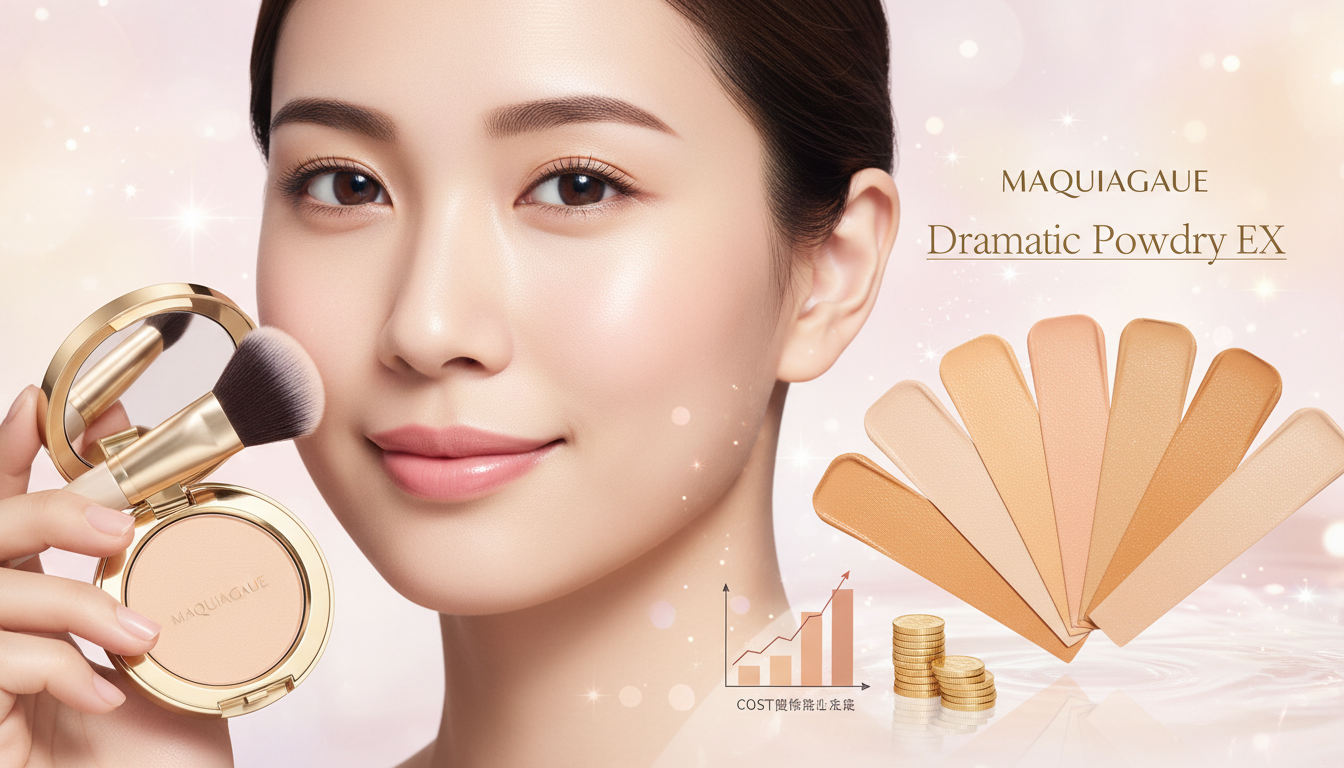 マキアージュドラマティックパウダリーEXって本当に崩れにくい?色選びとコスパも解説!