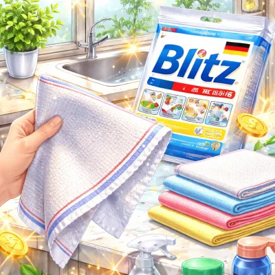 今、売れてるドイツ製ブリッツふきん大判タイプの実力とは？コスパ徹底解剖！