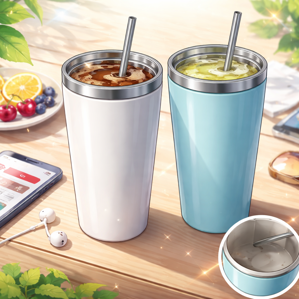 楽天で今売れてる！セラミックコーティングのストロー付きタンブラーは本当に買いなの？