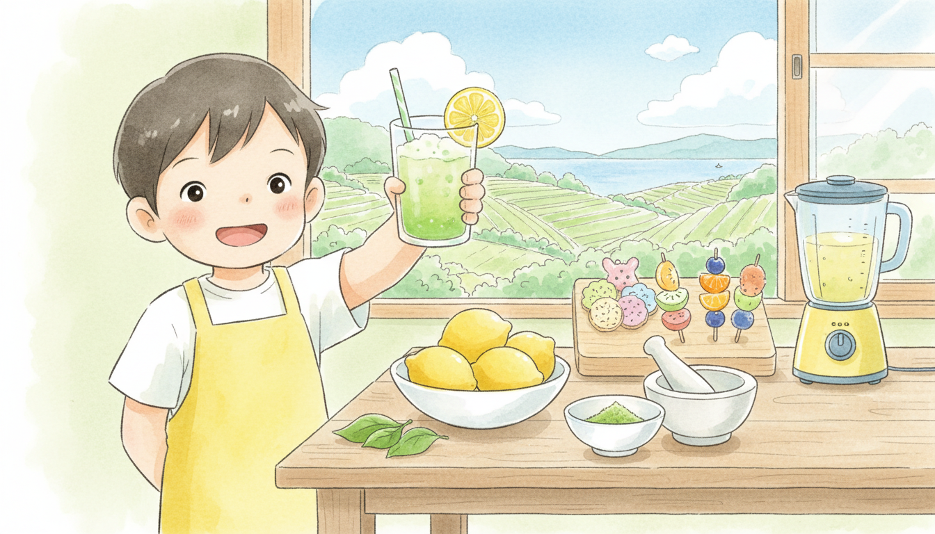 瀬戸内レモン青汁 子供 飲みやすい アレンジ｜嫌がらずに飲めた簡単レシピ＆続けるコツ