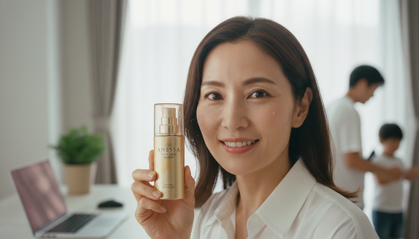 アネッサは40代だと乾燥する？共働き主婦が「今のアネッサ」を使って変わった本音レビュー