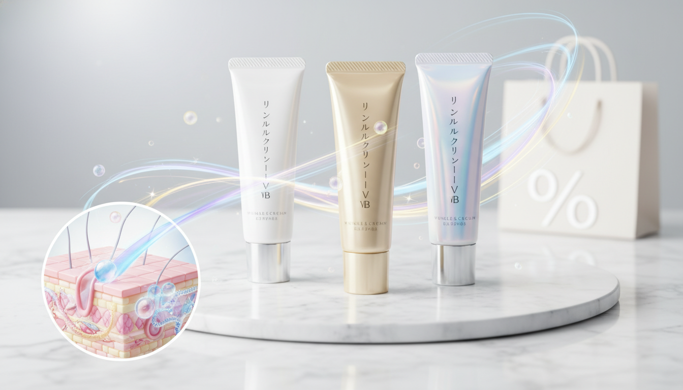 【実は価格差あり】リンクルクリーム VB どこで売ってる？最安値・偽物・公式を比較
