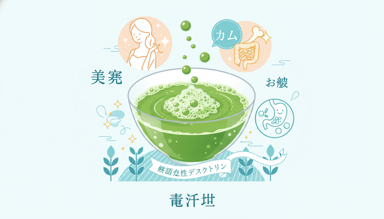 青汁畑 難消化性デキストリン 栄養成分｜“青汁なのに美容・骨・お腹まで？”話題の理由を徹底解説