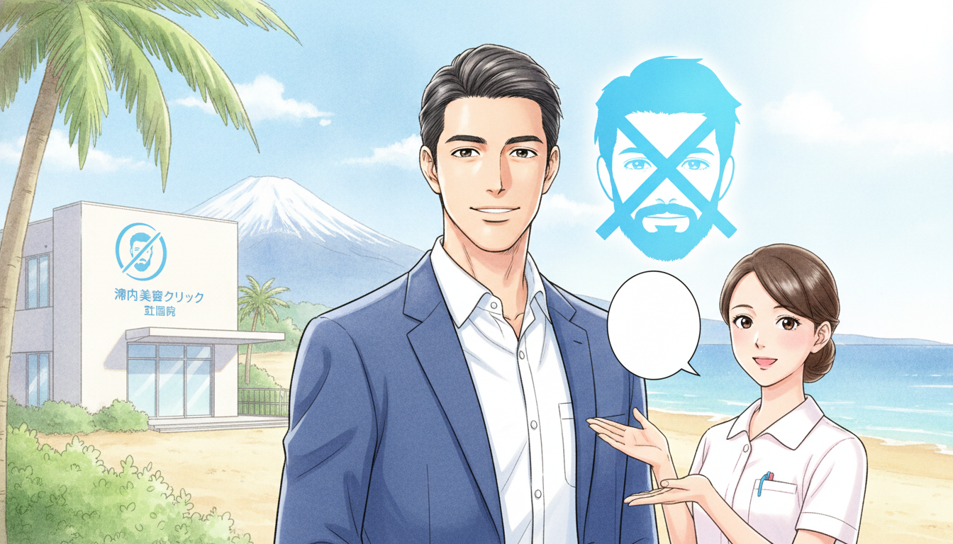 湘南美容クリニック 辻堂院のヒゲ脱毛の口コミ評判をレビュー！話さなくっていいって本当？料金や体験談も徹底解説！