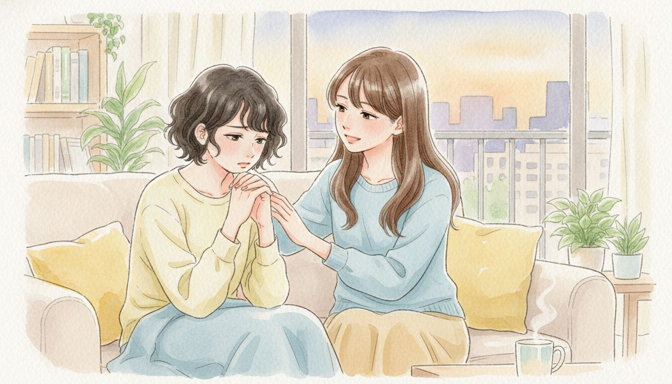 友達に相談できない恋愛の悩み、その解決策と心に寄り添うヒントとは？