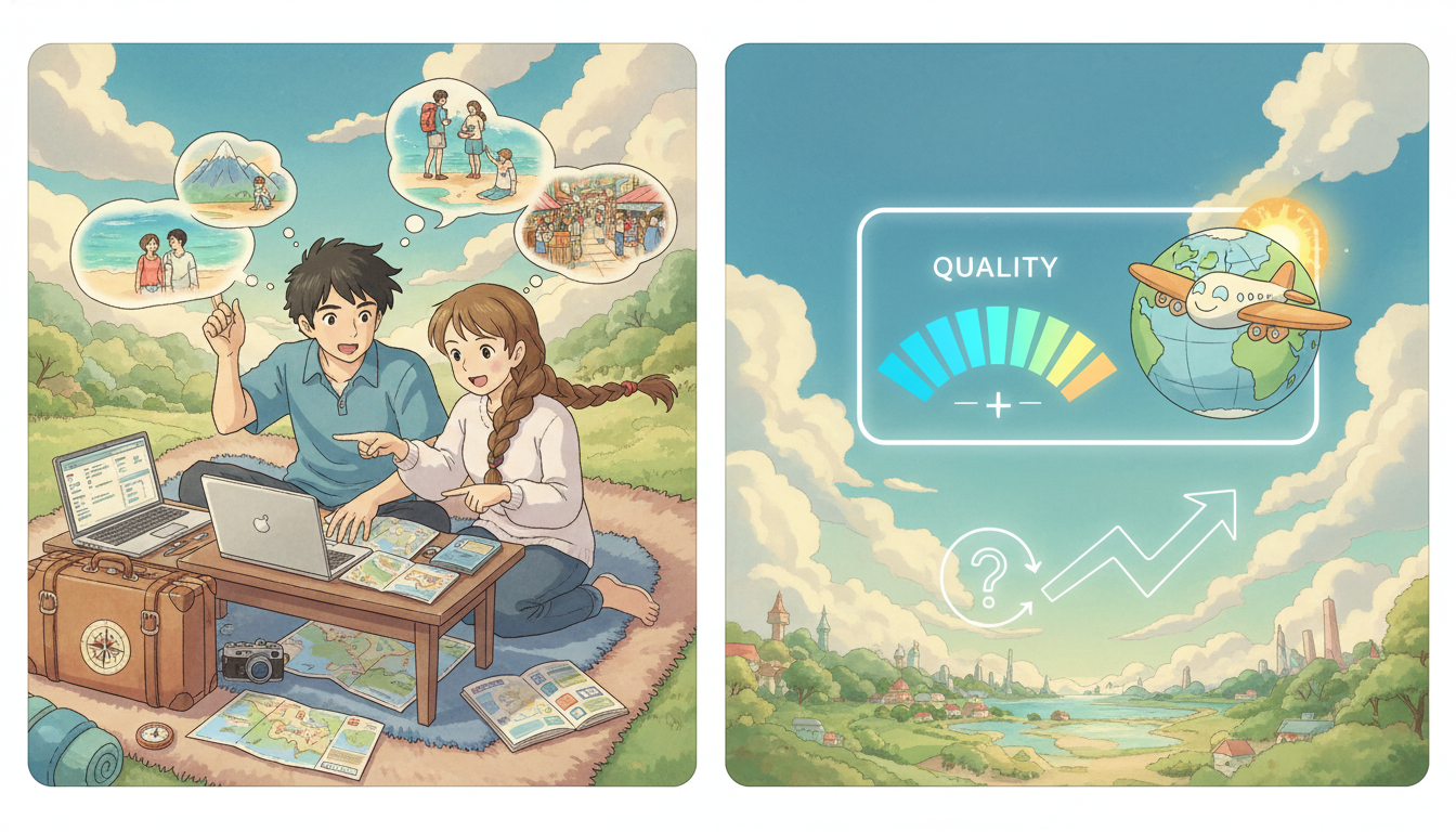 なぜ、事前の準備が旅の満足度を左右するのでしょうか？