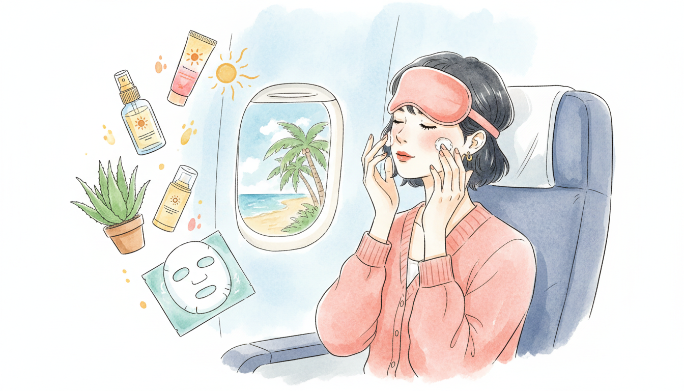 女子旅の美容・スキンケア対策は「保湿」と「UV対策」が最重要！