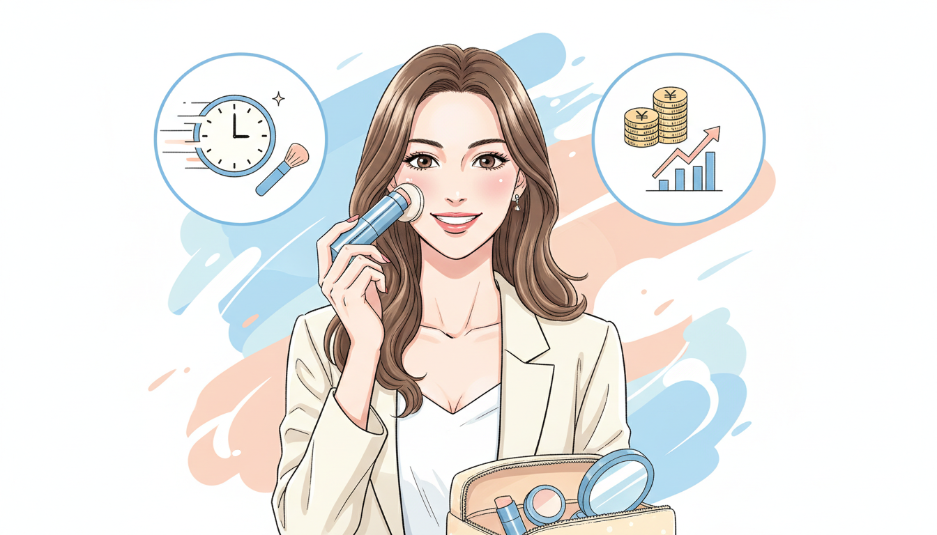 ハックティック（スティックファンデ）は「時短と持ち運び重視」の人に買いです！