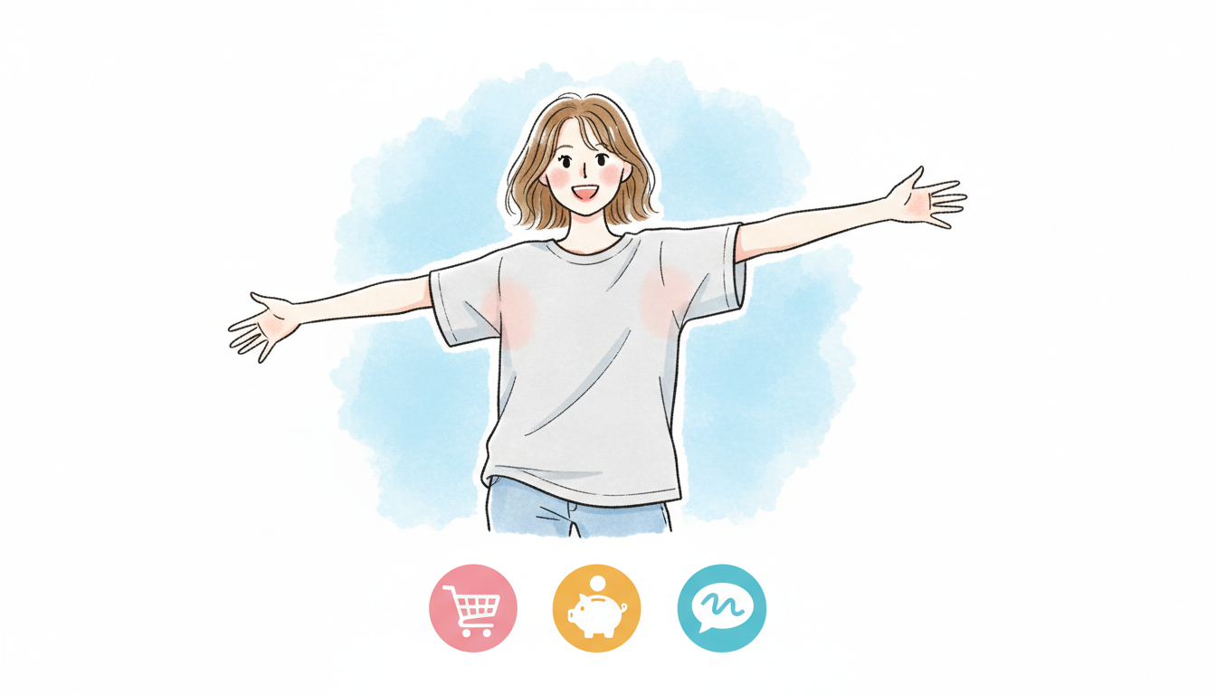 イーザッカマニアの汗染み防止Tシャツは「今、買うべき正解」です！