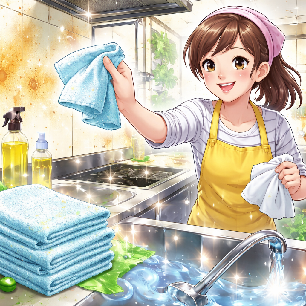 油汚れクロスは「買わないと損」なキッチン掃除の革命アイテム！