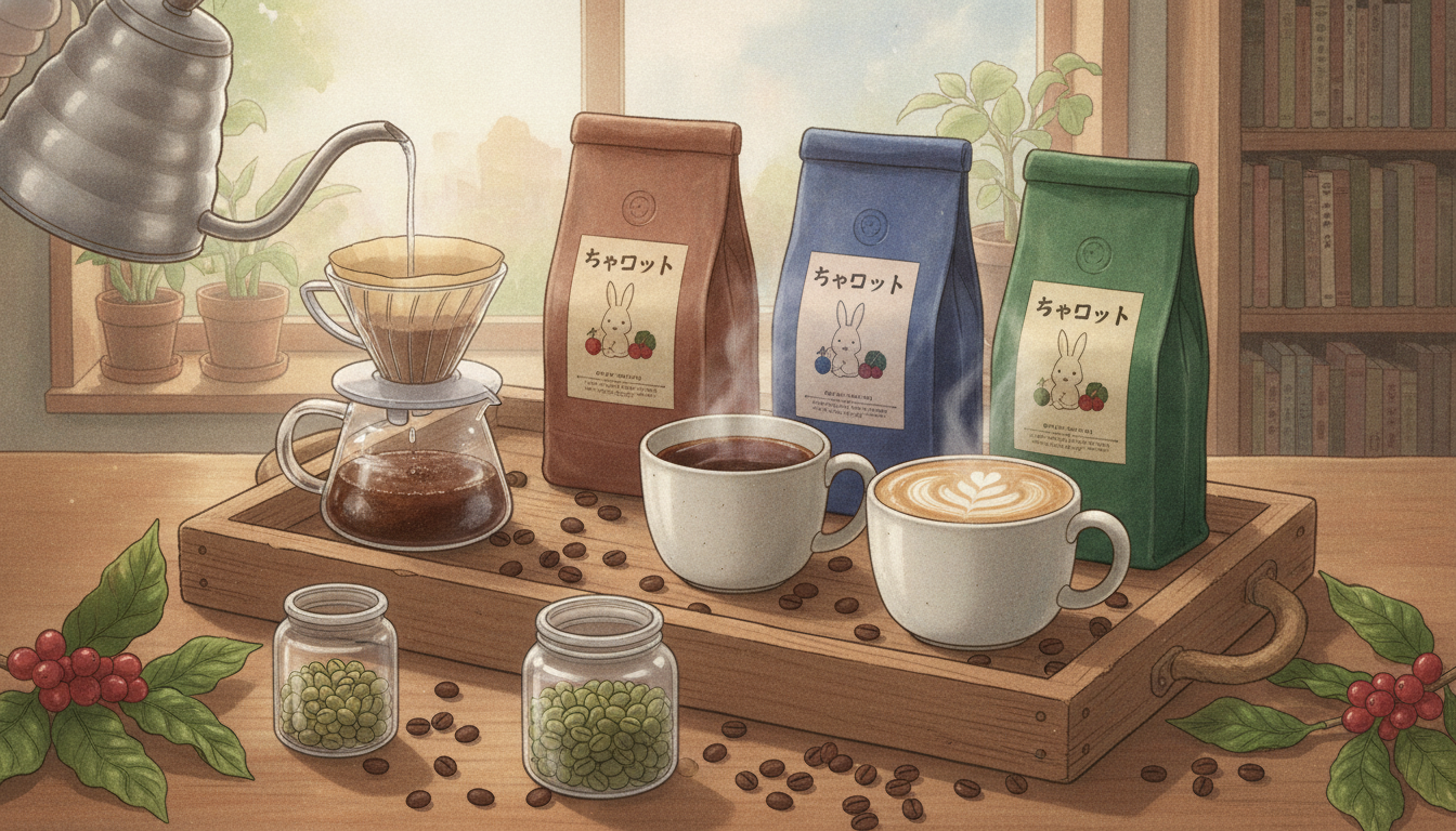 珈琲きゃろっと お試しコーヒーセットの口コミレビュー！